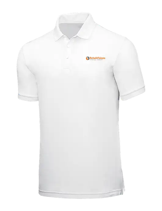 White Core Classic Pique w/RV Physical Therapy Logo