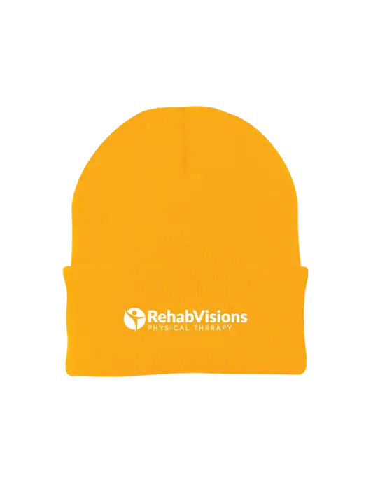 Gold Knit Cap w/RV Physical Therapy Logo