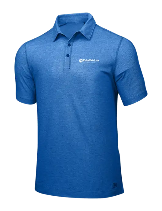 OGIO Royal Blue ONYX Polo w/RV Physical Therapy Logo