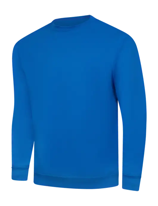 True Royal 9 oz 50/50 Cotton/Poly Crew Sweatshirt w/RV Physical Therapy Logo