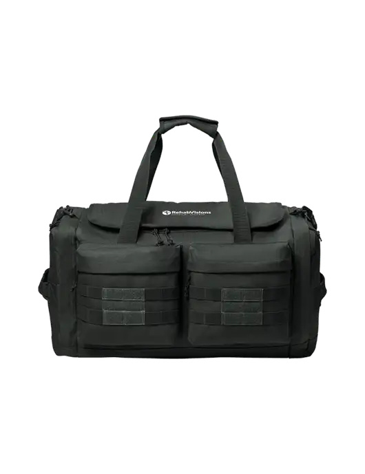 CornerStone Charcoal Grey Tactical Duffel w/RV Physical Therapy Logo