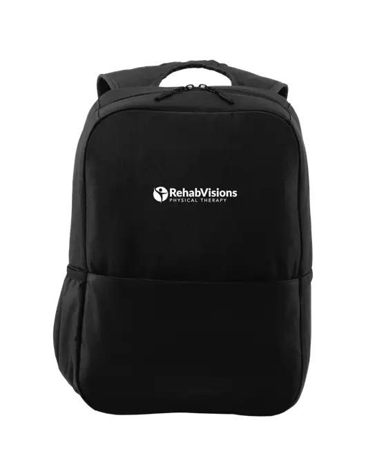 Access Square Laptop Black Backpack w/RV Physical Therapy Logo