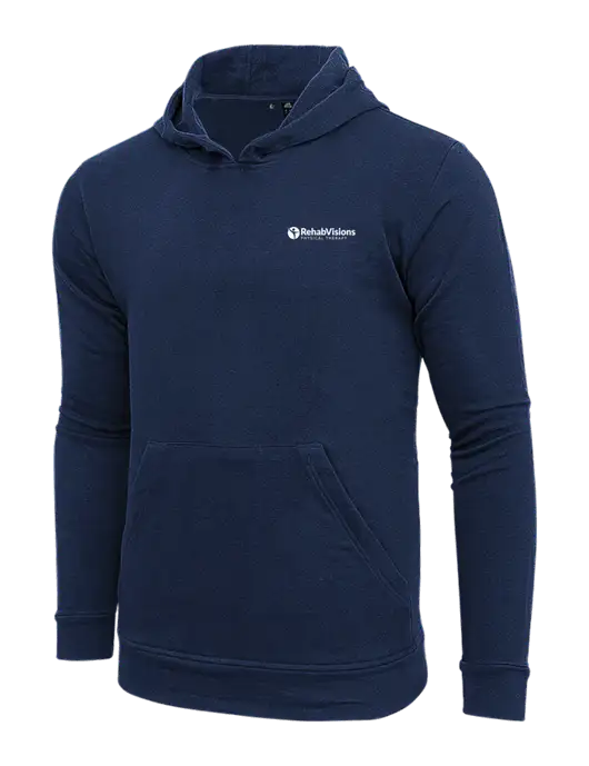 Adidas Navy Fleece Hooded Sweatshirt w/RV Physical Therapy Logo