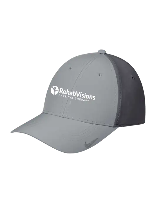 Nike Light Grey/Dark Grey Dri-FIT Legacy Cap w/RV Physical Therapy Logo