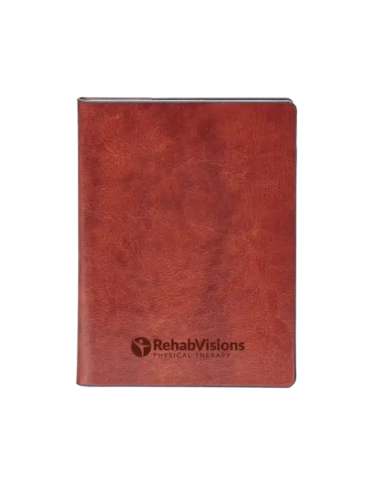 Fabrizio Brown Rfid Passport Holder w/RV Physical Therapy Logo