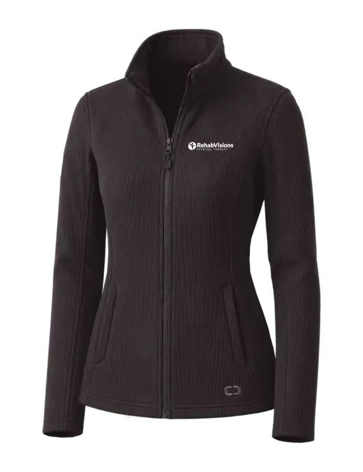 OGIO Blacktop Womens Grit Fleece Jacket w/RV Physical Therapy Logo